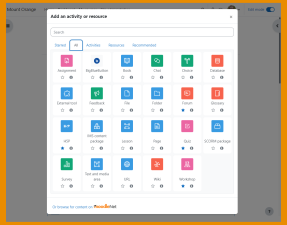 Encourage collaboration Built-in collaborative publishing features foster engagement and encourage content-driven collaboration. Activity chooser